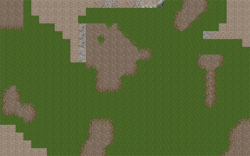 The ground of the background using a tileset image